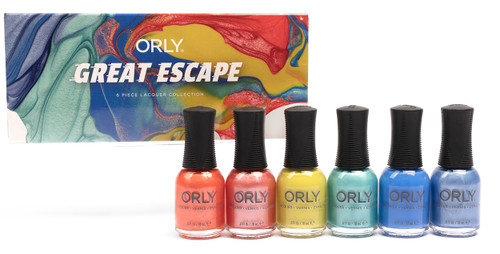 ORLY Nail Lacquer Great Escape Summer 2023 Collection -  6 PC ORLY Nail Lacquer Great Escape Summer 2023 Collection -  6 PC