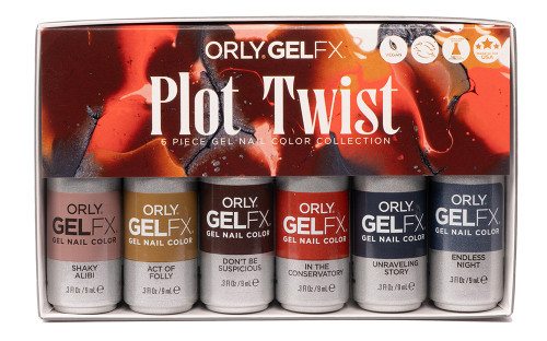 Orly Gel FX Soak-Off Gel Plot Twist FALL 2023 Collection -  6 PC Orly Gel FX Soak-Off Gel Plot Twist FALL 2023 Collection -  6 PC