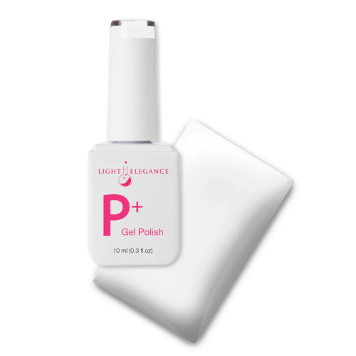 Light Elegance P+ Color Gel Polish Classic White - 10 ml