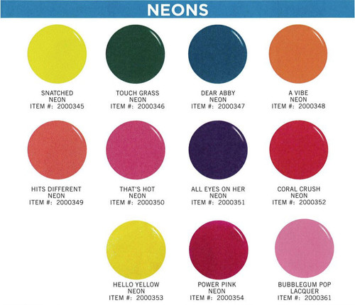 ORLY Nail Lacquer NEONS Summer 2024