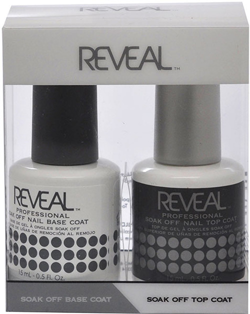 Reveal Gel Polish & Nail Lacquer Matching Duo Soak Off Top & Base