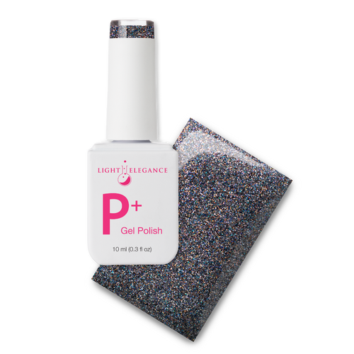 Light Elegance P+ Glitter Gel Polish Midnight Melancholy - 10 ml Light Elegance P+ Glitter Gel Polish Midnight Melancholy - 10 ml