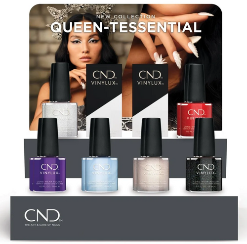CND Vinylux Nail Polish Queen-Tessential Holiday/Winter 2024 collection - 6 PC ***No Display CND Vinylux Nail Polish Queen-Tessential Holiday/Winter 2024 collection - 6 PC ***No Display