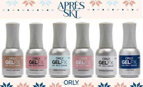 ORLY Gel FX Soak-Off Gel Apres Ski Winter 2024 Collection - 6 PIX ORLY Gel FX Soak-Off Gel Apres Ski Winter 2024 Collection - 6 PIX