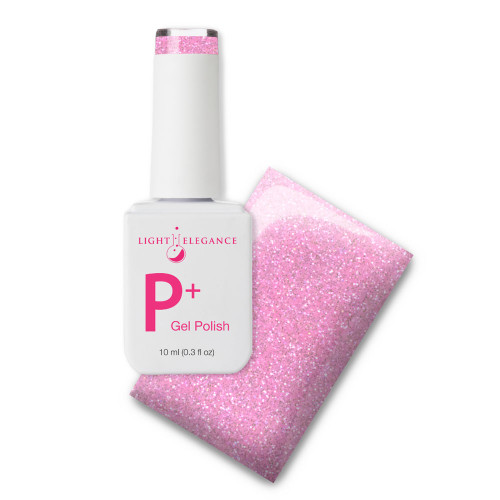 Light Elegance P+ Glitter Gel Polish All Talk, No Action - 10 ml