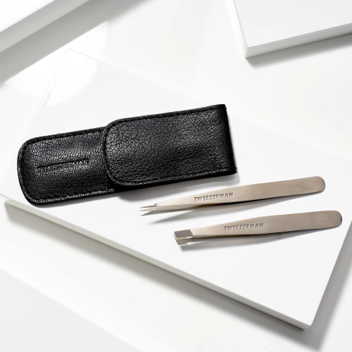 Tweezerman Petite Tweeze Set With Black Case