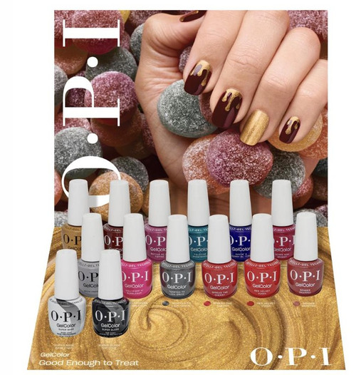 OPI GelColor Holiday 2025 Good Enough to Treat Collection - 14PC Vac Tray Display OPI GelColor Holiday 2025 Good Enough to Treat Collection - 14PC Vac Tray Display