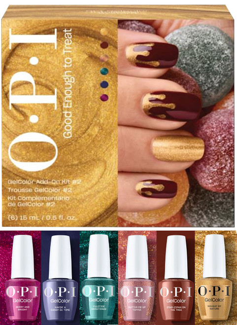OPI GelColor Holiday 2025 Good Enough to Treat Collection ADD-ON Kit #2 OPI GelColor Holiday 2025 Good Enough to Treat Collection ADD-ON Kit #2