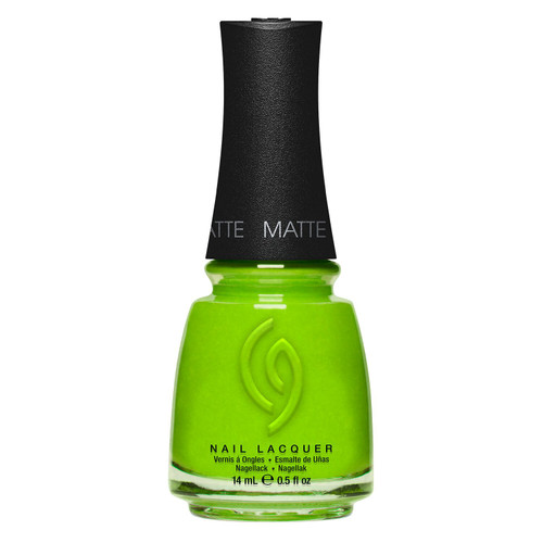 China Glaze Nail Lacquer Frosty Lime - 0.5 oz