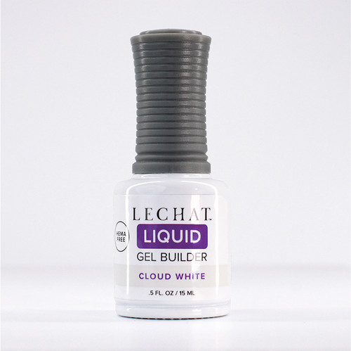 LeChat Perfect Match HEMA-free Liquid Gel Builder Cloud White - .5oz
