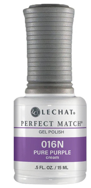 LeChat Perfect Match Gel Polish  Pure Purple - 0.5oz. (15ml)