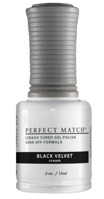 LeChat Perfect Match Gel Polish Black Velvet - 0.5oz. (15ml)