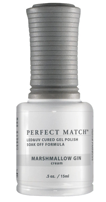 LeChat Perfect Match Gel Polish Marshmallow Gin - 0.5oz. (15ml)