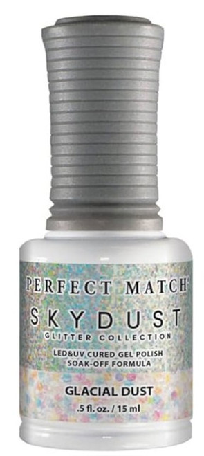 LeChat Perfect Match Sky Dust Glitter Gel Polish Glacial Dust - 5 oz