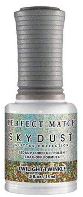 LeChat Perfect Match Sky Dust Glitter Gel Polish Twilight Twinkle - 5 oz