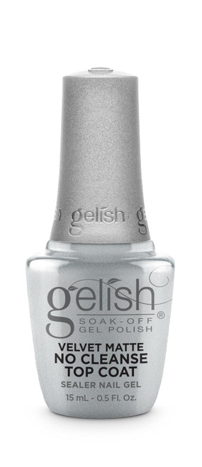 Gelish Velvet Matte No Cleanse Top Coat - .5 oz / 15ml