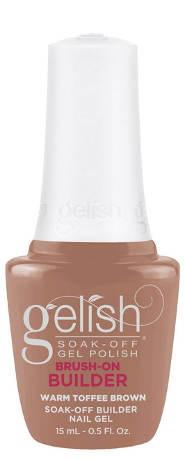 Gelish HEMA-Free Brush-On Builder Warm Toffee Brown - 15 mL / .5 fl oz