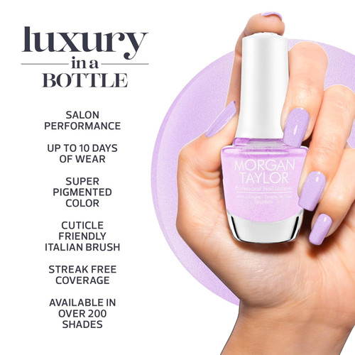 Morgan Taylor Nail Lacquer Lucidly Lavender - 0.5 fl oz