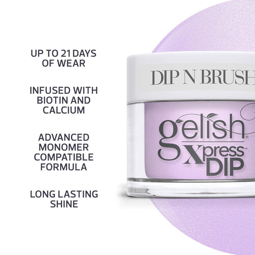 Gelish Xpress Dip Lucidly Lavender - 1.5 oz / 43 g