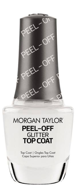 Morgan Taylor Peel-Off Glitter Top Coat - 0.5 fl oz