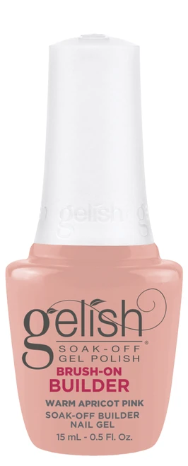 Gelish HEMA-Free Brush-On Builder Warm Apricot Pink - 15 mL / .5 fl oz