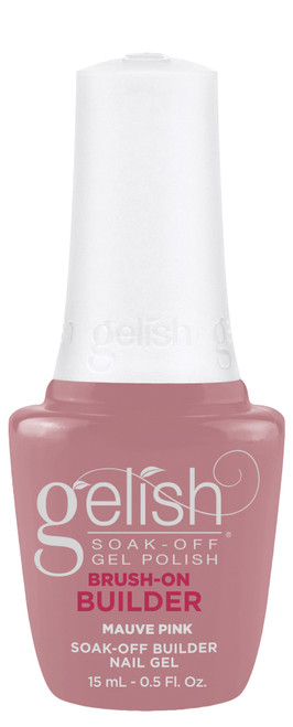 Gelish HEMA-Free Brush-On Builder Mauve Pink - 15 mL / .5 fl oz