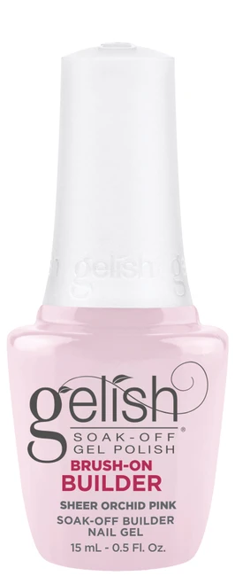 Gelish HEMA-Free Brush-On Builder Sheer Orchid Pink - 15 mL / .5 fl oz