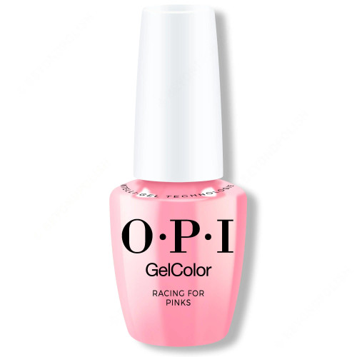 OPI GelColor Intelli-Gel Racing For Pinks GCD52 - 0.5 oz (15 mL)
