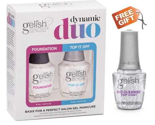 Gelish Foundation + Gelish Top It Off Top Coat + FREE Gelish Top Coat of Your Choice