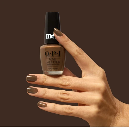 OPI x M&M'S Nail Lacquer Choco-lotta Cheer HRT04 - .5 oz fl