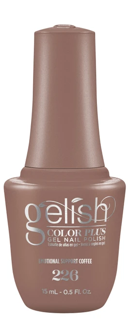 Gelish Color Plus Gel Nail Polish Emotional Support Coffee - 0.5 fl oz