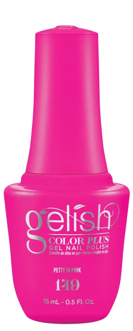 Gelish Color Plus Gel Nail Polish Petty In Pink - 0.5 fl oz