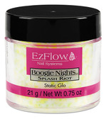 EzFlow Boogie Night Splash Riot Glitter Acrylic Powder - Static Glo - 21 g. 0.75 oz.