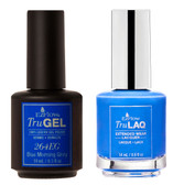 EzFlow TruGel Polish Blue Morning Glory Duo 264ED - 14 mL / 0.5 fl oz