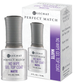 LeChat Perfect Match No Wipe Gel Top Coat Matte - .5 fl oz / 15 mL