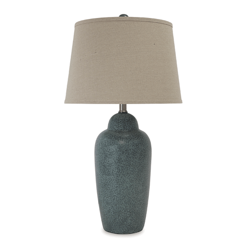Ashley Furniture L100254 Saher Ceramic Table Lamp Green