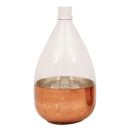 Creative Co-op DA5505 Sonoma Glass Balloon Vase Antique Copper