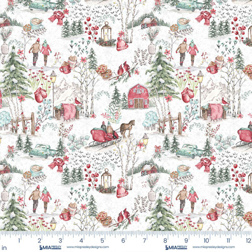 5866-14 Cream || Cozy Winters
