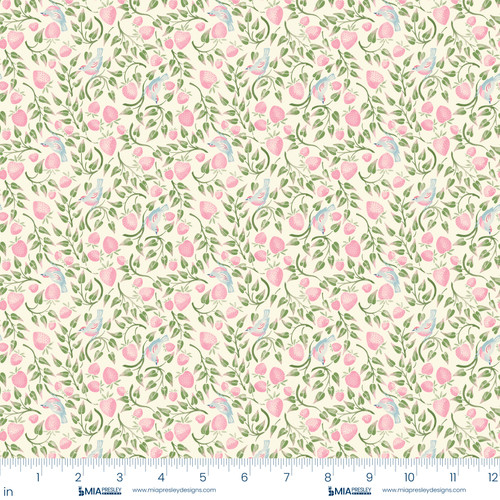 5826-14 Cream || Honey Garden