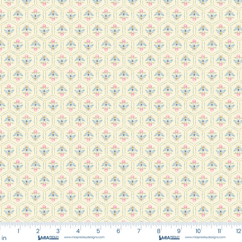 5828-14 Cream || Honey Garden