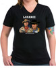 Robert Fuller v-neck t-shirt - Laramie, The dispossessed