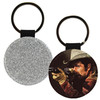 Robert Fuller - Glitter Key Fob - Coop With Rifle
