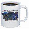 Montana Mug - Mountain stream falls off a cliff in Glacier National Park
