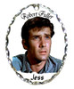 Robert Fuller silver plated oval shaped charm-Robert Fuller is Jess