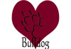 Canine Tee - Heart Bulldog