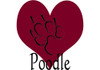 Canine Tee - Heart Poodle