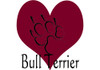 Canine Tee - Heart Bull Terrier