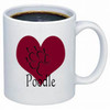 Poodle lover's dog coffee mug