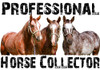 Professional Horse Collector design for those who always find a way to add one more horse to the herd