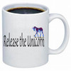 LGBTQ coffee mug: Release the Unicorn